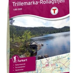 Trillemarka - Rollagsfjell Wanderkarte 1:50.000 – Norwegen, Turkart 2824 Von Nordeca