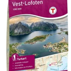 Vest-Lofoten Wanderkarte 1:50.000 – Norwegen, Turkart 2745 Von Nordeca
