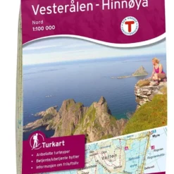 Vesteralen (Vesterålen) - Hinnoya Nord Wanderkarte 1:100.000 – Norwegen, Turkart 2812 Von Nordeca