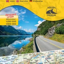 Nordeca Veibok/Straßenatlas Norge/Norwegen 1:500.000
