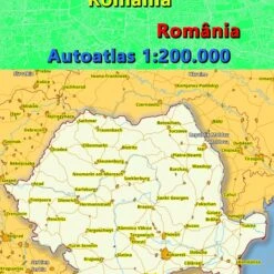 Rumänien Autoatlas, Straßenatlas 2023/2024 1:200.000 (România)