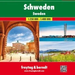 Schweden, Autoatlas 1:250.000/1:400.000