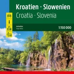 Kroatien - Slowenien, Autoatlas 1:150.000