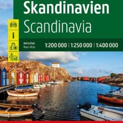 Skandinavien, Autoatlas 1:200.000 - 1:400.000, Freytag & Berndt