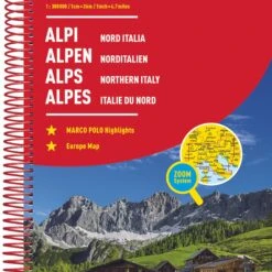 MARCO POLO Reiseatlas Alpen, Norditalien 1:300 000
