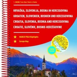 MARCO POLO Reiseatlas Kroatien, Slowenien, Bosnien Und Herzegowina 1:300