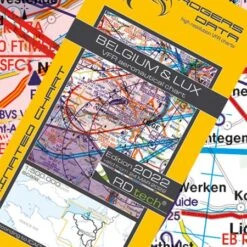 VFR Luftfahrtkarte 2023 - Belgium & Luxembourg 1:500.000