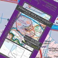 VFR Luftfahrtkarte 2023 - France South West 1:500.000