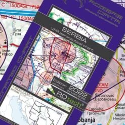 VFR Luftfahrtkarte 2023 - Serbia 1:500.000