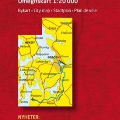 Cappelen Damm Kart 62, Bergen 1:8.500/1:20.000