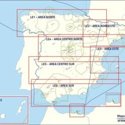 AIS Luftfahrtkarte 2019 - ICAO-Karte Spanien: LE6 Area Sur 1:500.000
