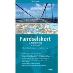 Færdselskort Danmark/Dänemark 1:200.000