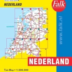 Falk Autokaart Nederland Routiq (Routiq Patent Wegenkaarten) 1:300.000