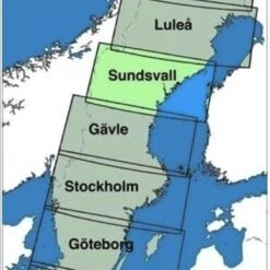 ICAO Luftfahrtkarte Schweden: Sundsvall 1:500.000 Edition 2018