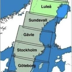 ICAO Luftfahrtkarte Schweden: Lulea 1:500.000 Edition 2018