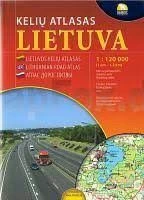 Briedis Straßenatlas - Lietuva Litauen 1:120.000