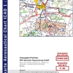 ICAO Luftfahrtkarte Rostock 1:500.000 - Edition 2021