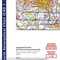 ICAO Luftfahrtkarte Hannover 1:500.000 - Edition 2021