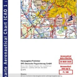 ICAO Luftfahrtkarte Berlin 1:500.000 - Edition 2021