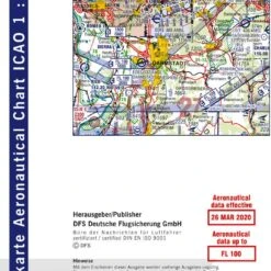 ICAO Luftfahrtkarte Frankfurt 1:500.000 - Edition 2021