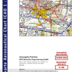 ICAO Luftfahrtkarte Nürnberg 1:500.000 - Edition 2021