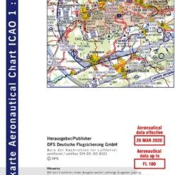 ICAO Luftfahrtkarte Stuttgart 1:500.000 - Edition 2021