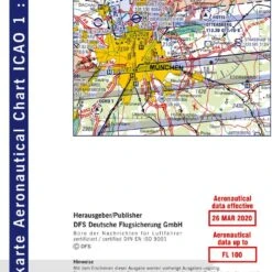 ICAO Luftfahrtkarte München 1:500.000 Edition 2021