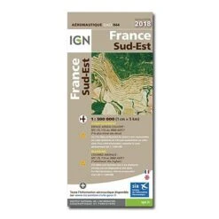 ICAO Luftfahrkarte Frankreich 4: Südost 1:500.000 Edition 2018