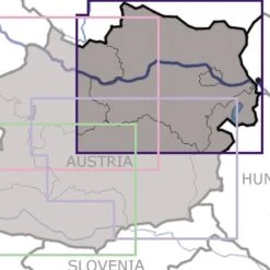 VFR Luftfahrtkarte 2023 - Niederösterreich / Wien 1:200.000