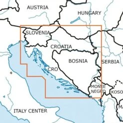 VFR Luftfahrtkarte 2023 - Kroatien - Bosnien Herzegowina 1:500.000