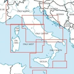 VFR Luftfahrtkarte 2023 - Italien West 1:500.00