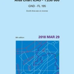 ICAO Area Chart Zurich Area And Geneva Area 1:250.000